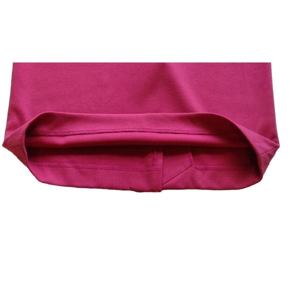 The Limited Skirt Womens 2 Knit Slit Side Zip Pink Stretch - Picture 6 of 12
